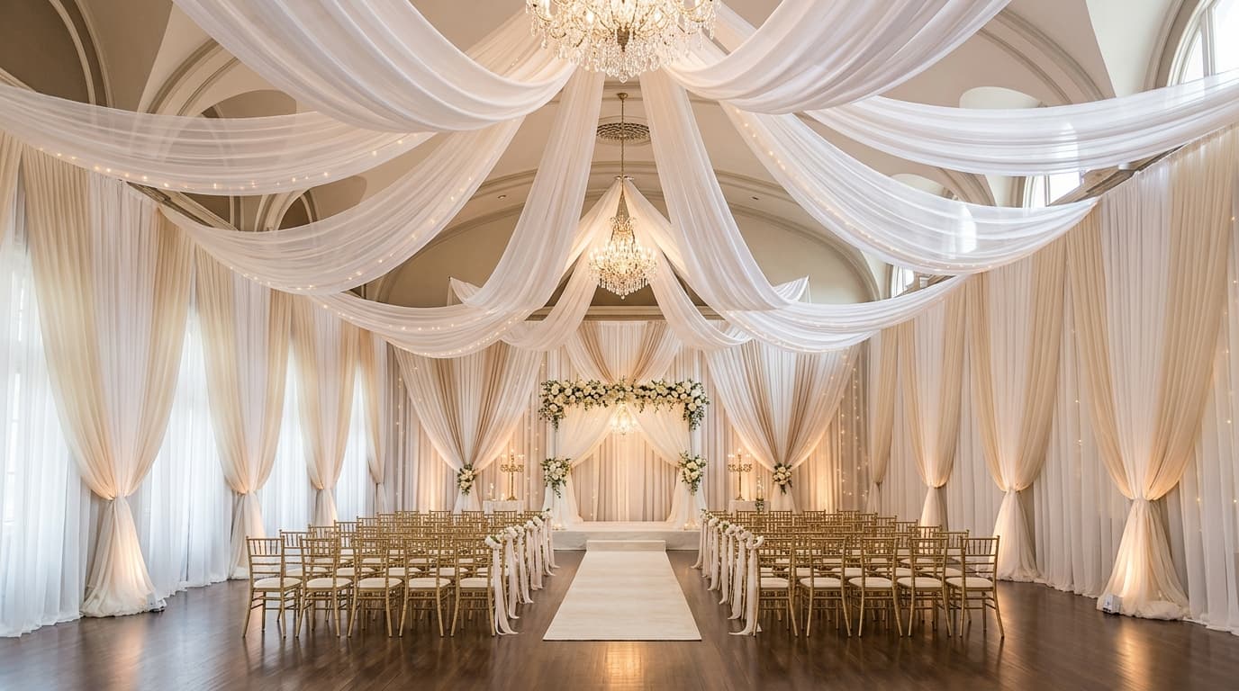 Best pipe and drape rentals for weddings and parties