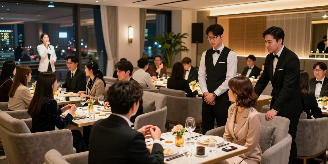 강남구구단 쩜오에서 프리미엄 서비스를 즐기는 세련된 분위기