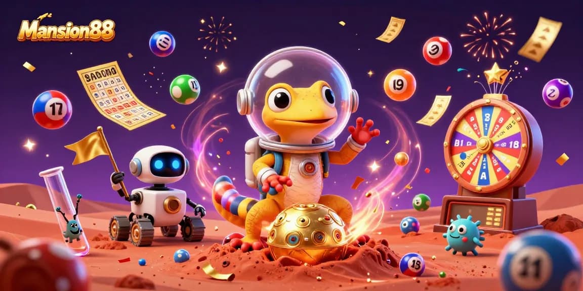 Experience the excitement of Mansion88 with a 3D casino adventure featuring vibrant game elements and dynamic characters.