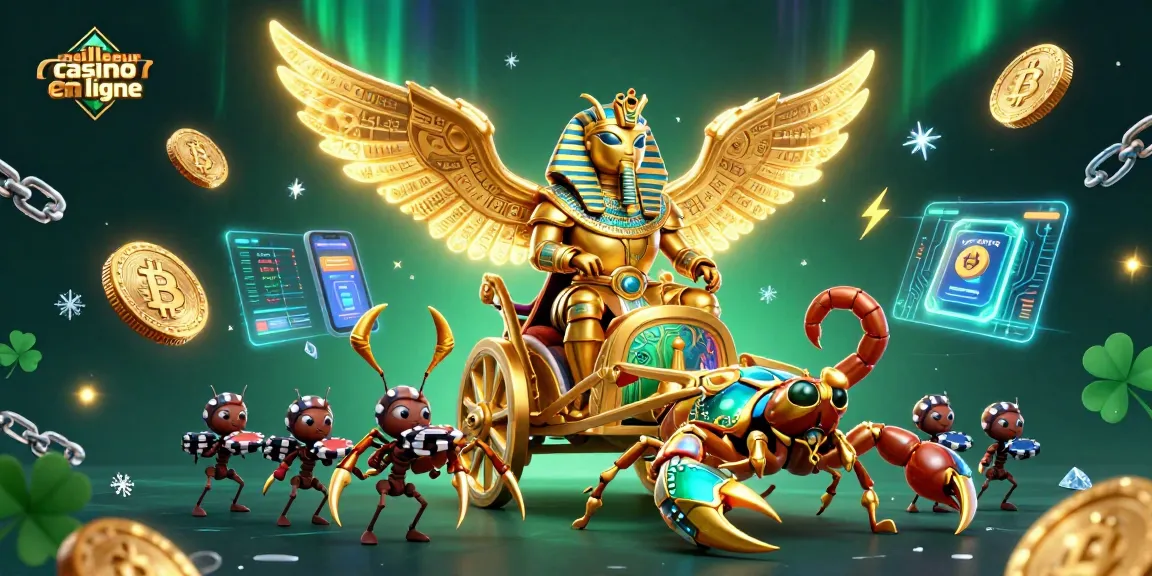 Découvrez le meilleur casino en ligne avec une scène de jeu captivante de personnages et éléments animés.
