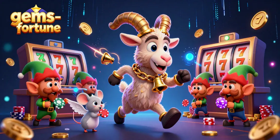 Engage with gems-fortune at a lively holiday-horror casino with unique game elements.