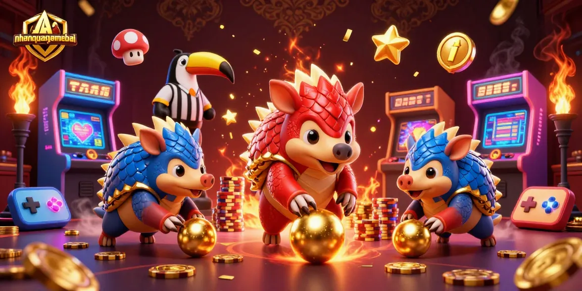 Experience exhilarating gameplay with nhanquagamebai's thrilling pangolin casino battle.