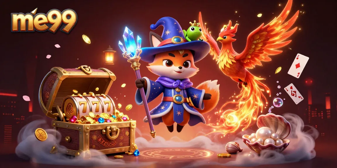 Experience the magic at me99 casino with vibrant gaming elements and enchanting characters