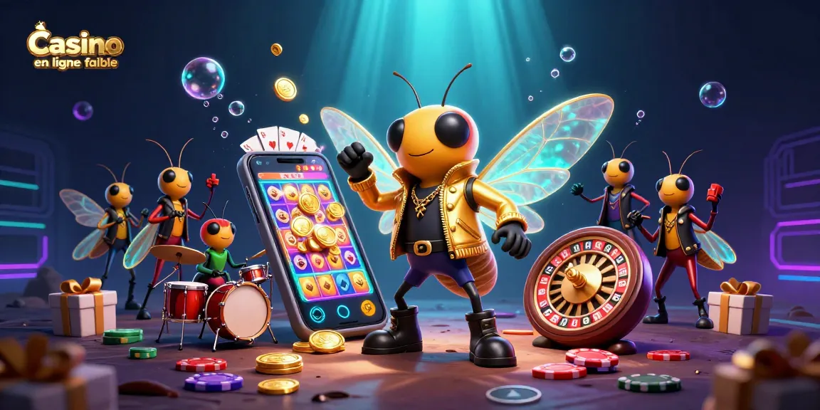 Experience Casino en ligne fiable with vibrant characters and dynamic gaming elements in this illustrated scene.