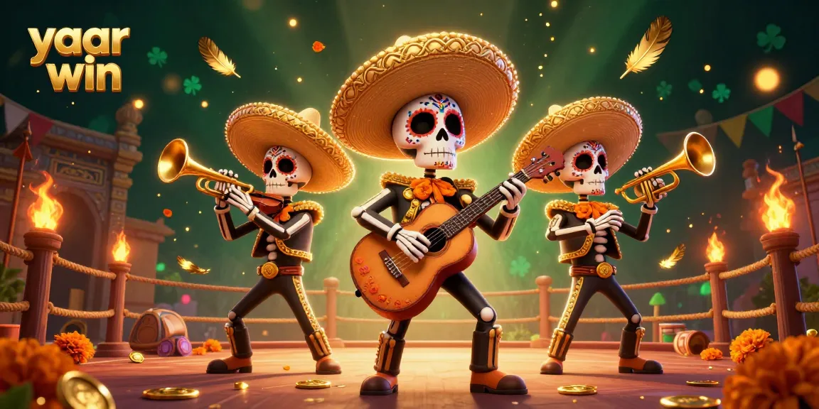 Join the exciting world of yaar win with vibrant mariachi characters in a lively casino atmosphere!