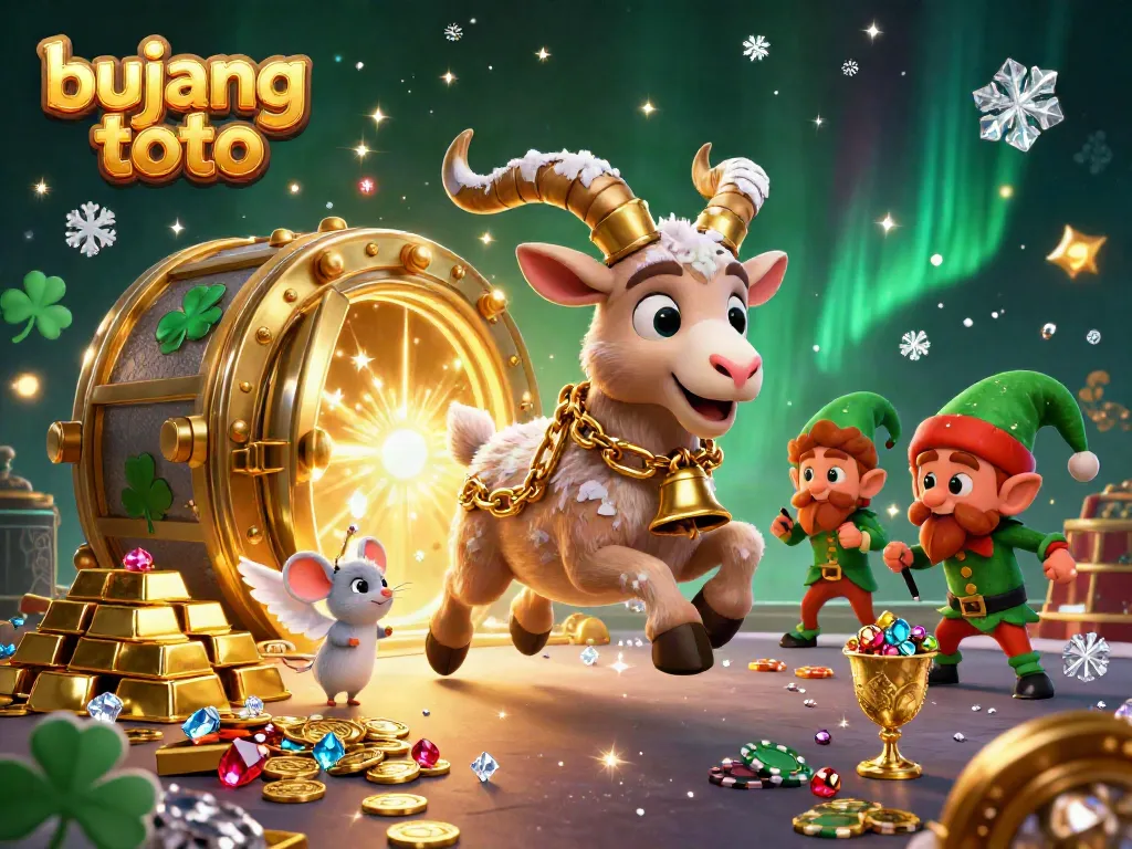 Bujang Toto highlights exciting casino action with vibrant 3D characters enjoying festive games in a dynamic environment.