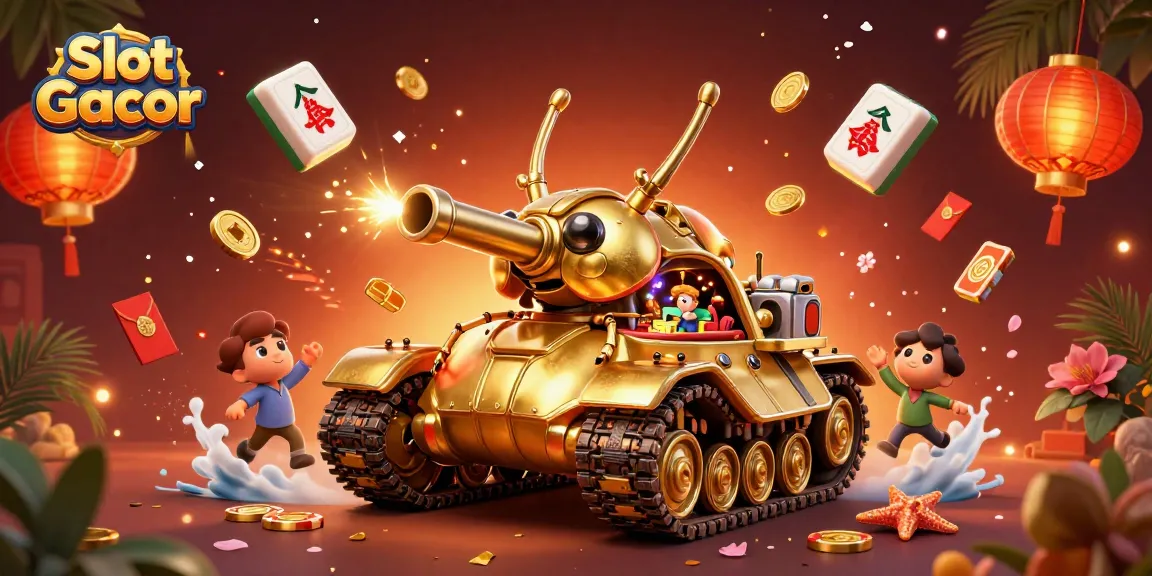 Mencoba Slot Gacor dengan informatif di dalam tank keledai emas 3D yang unik, berisi kasino mini.