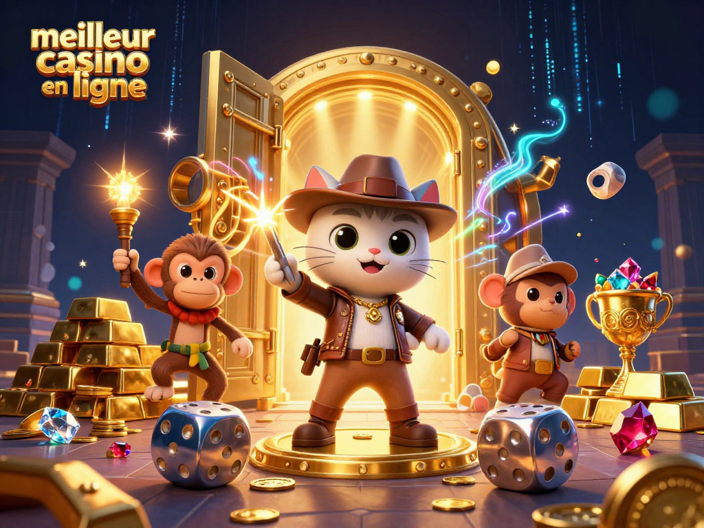 Découvrez le meilleur casino en ligne avec cet aventurier et son compagnon à la recherche de trésors
