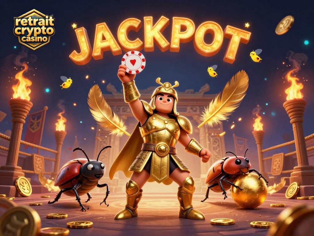 Retirez vos gains instantanément avec retrait crypto casino dans cette illustration dynamique.