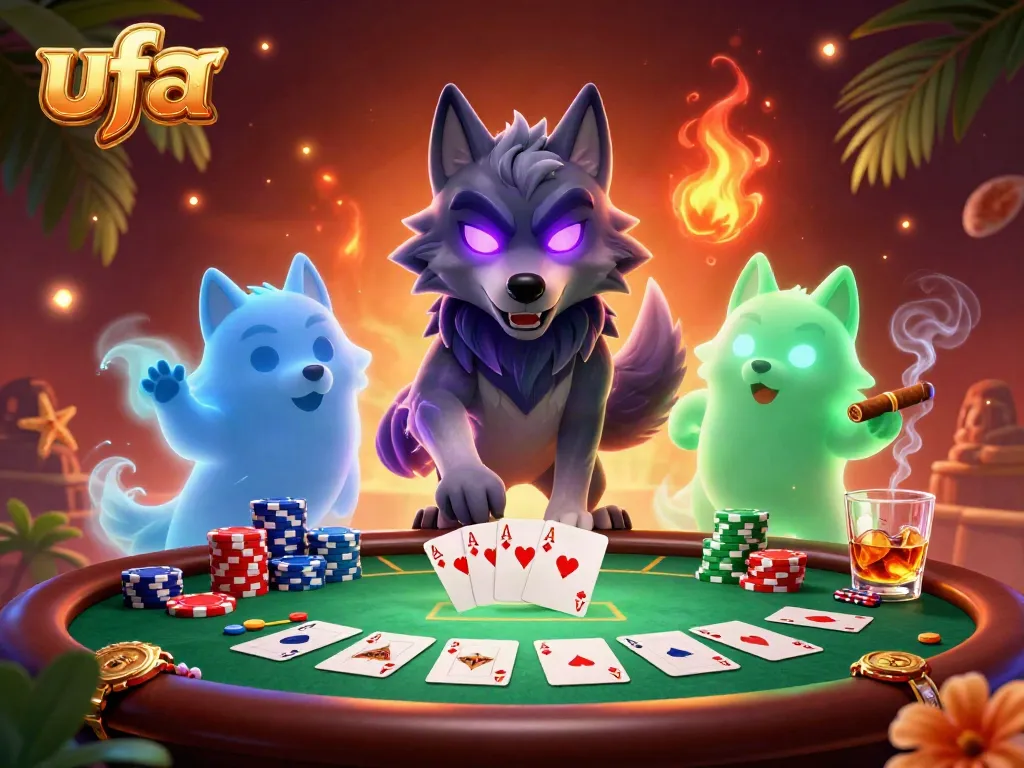 การเล่นเกมโป๊กเกอร์ในโลกแฟนตาซีพร้อม ufa ในท่ามกลางแสงรุ่งอรุณ