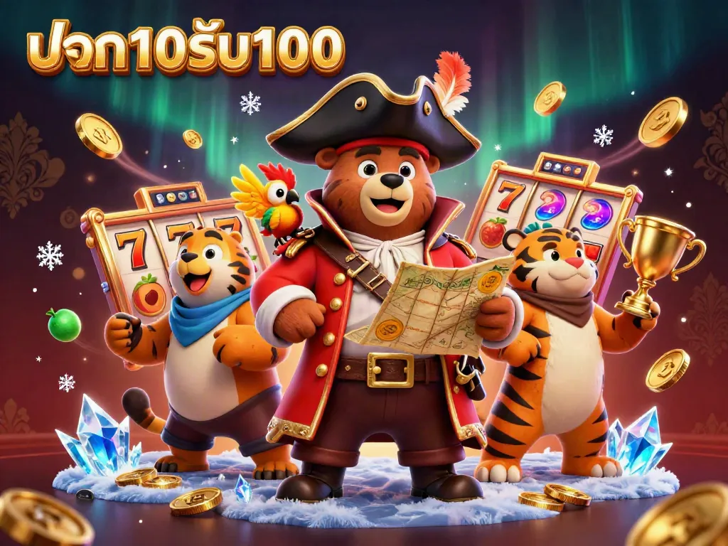 ฝาก10รับ100 เล่นฟรีพร้อมเครดิตฟรี 100 บาทในภาพเกมคาสิโน
