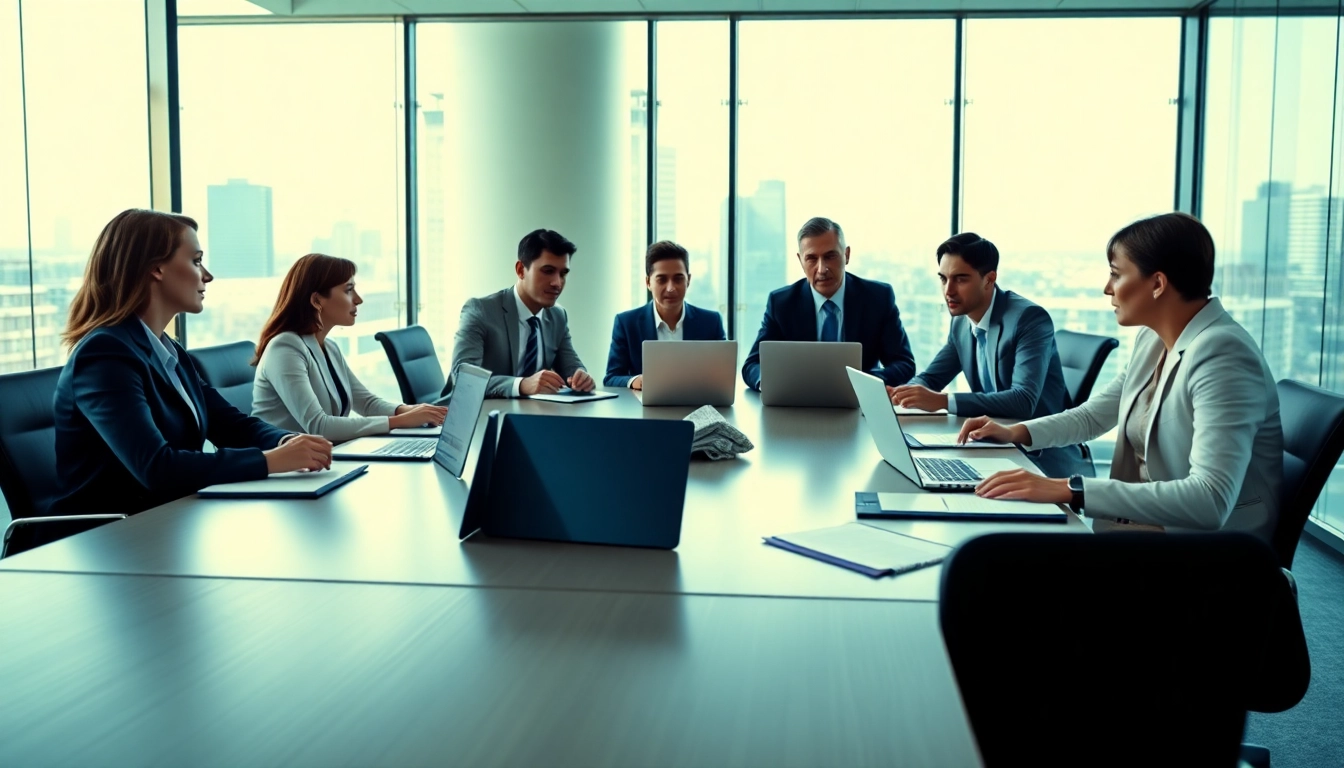 Highlighting merchant cash advance regulation in a professional business meeting setting.