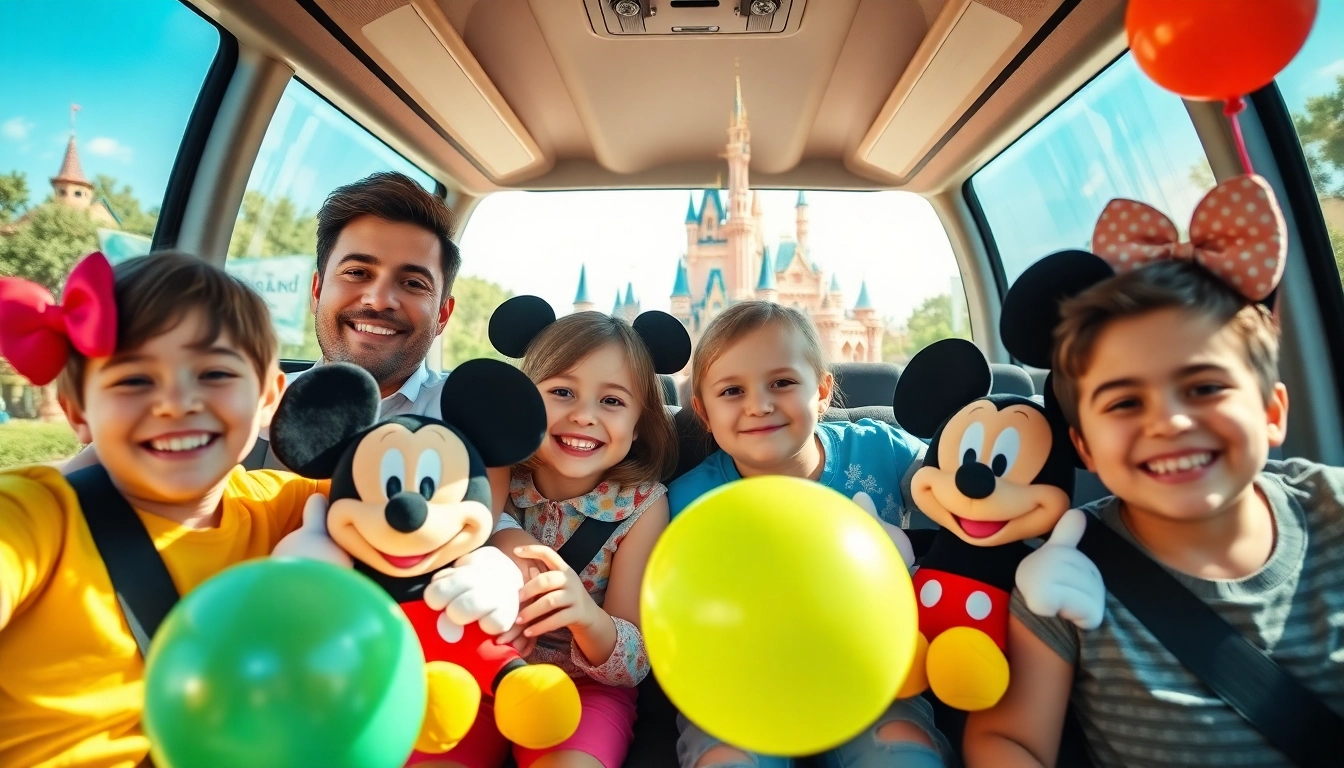Enjoy a cheerful family transfer from Beauvais Airport to Disney Transfer.