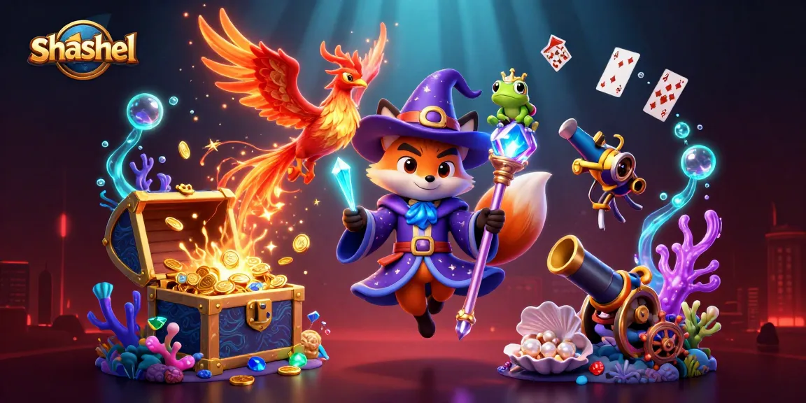 Engage in thrilling gameplay at shashel's casino adventure with vibrant characters and magical treasures.