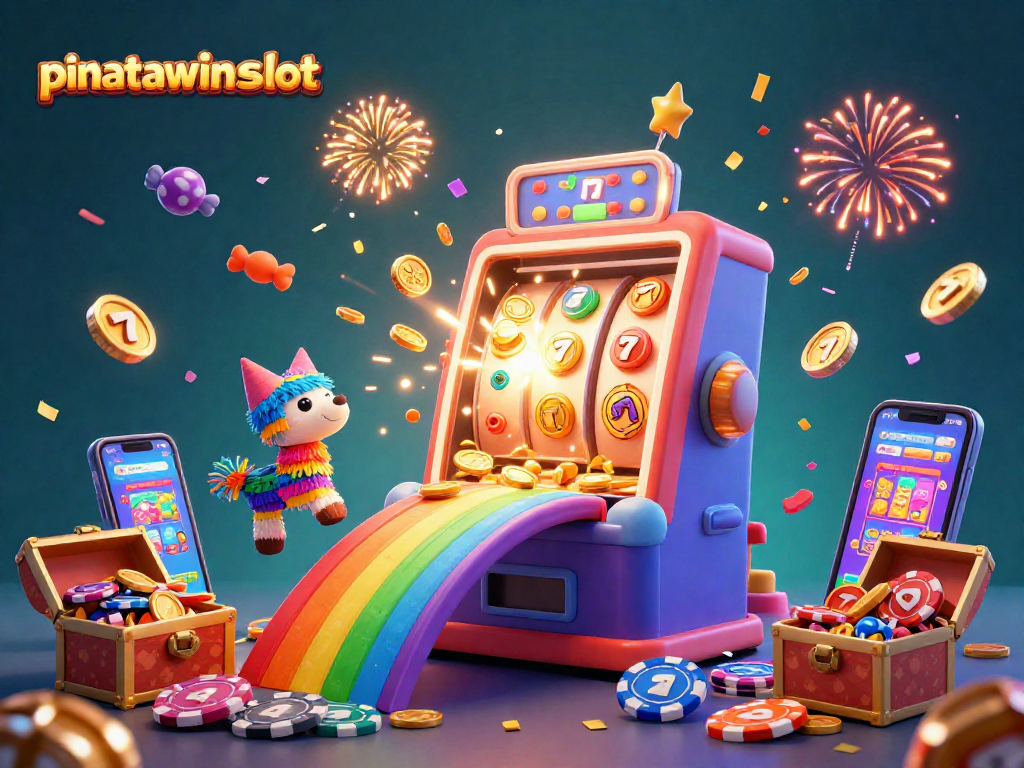 Experience the excitement of pinatawinsslot with colorful piñatas and a jackpot explosion of coins and symbols.