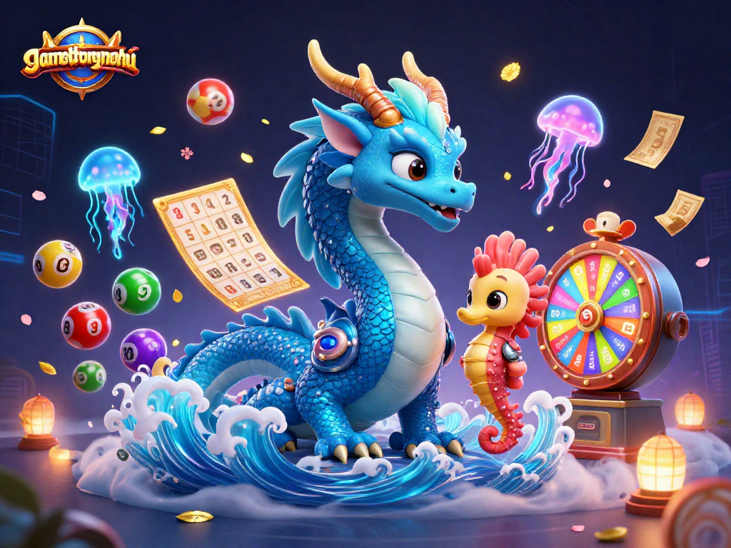 Experience thrilling gameplay with gamethuongnohu in this vibrant, colorful casino scene.