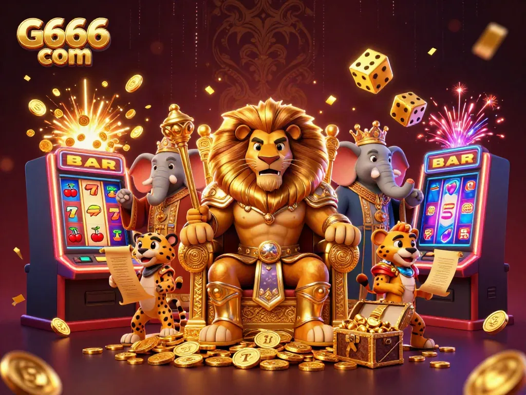Engage with exhilarating gameplay at G666 com, featuring vibrant 3D casino characters and dynamics.