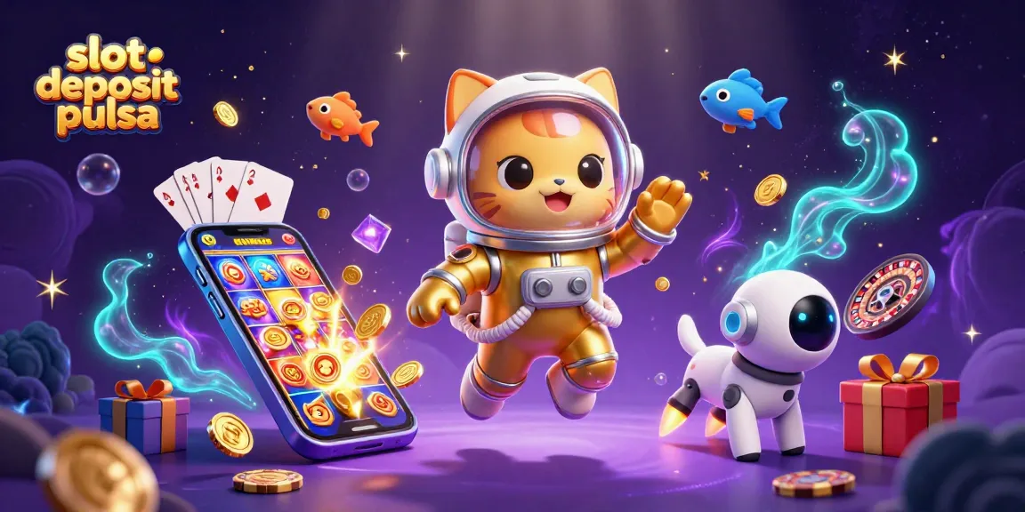 Menghasilkan kemenangan melalui permainan slot deposit pulsa dengan desain 3D yang memikat dan penuh warna.