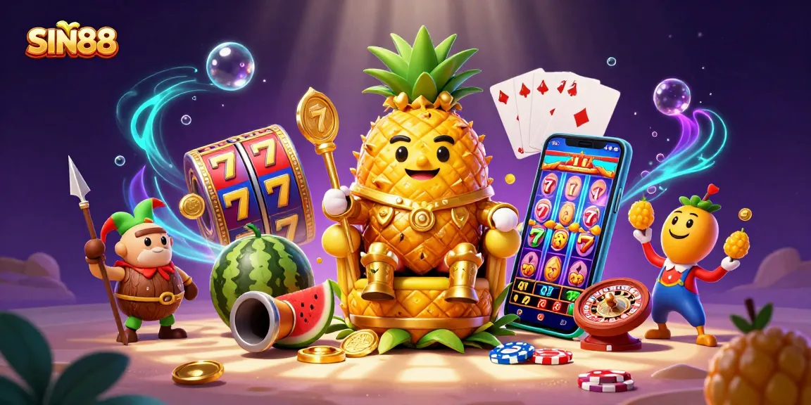 SIN88 brings players into a vibrant casino adventure with colorful slot games and rich characters.