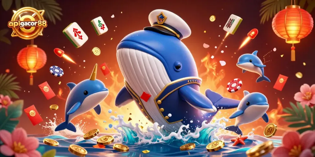 Engage with dynamic action in apigacor88, featuring a vibrant underwater scene with playful casino elements.