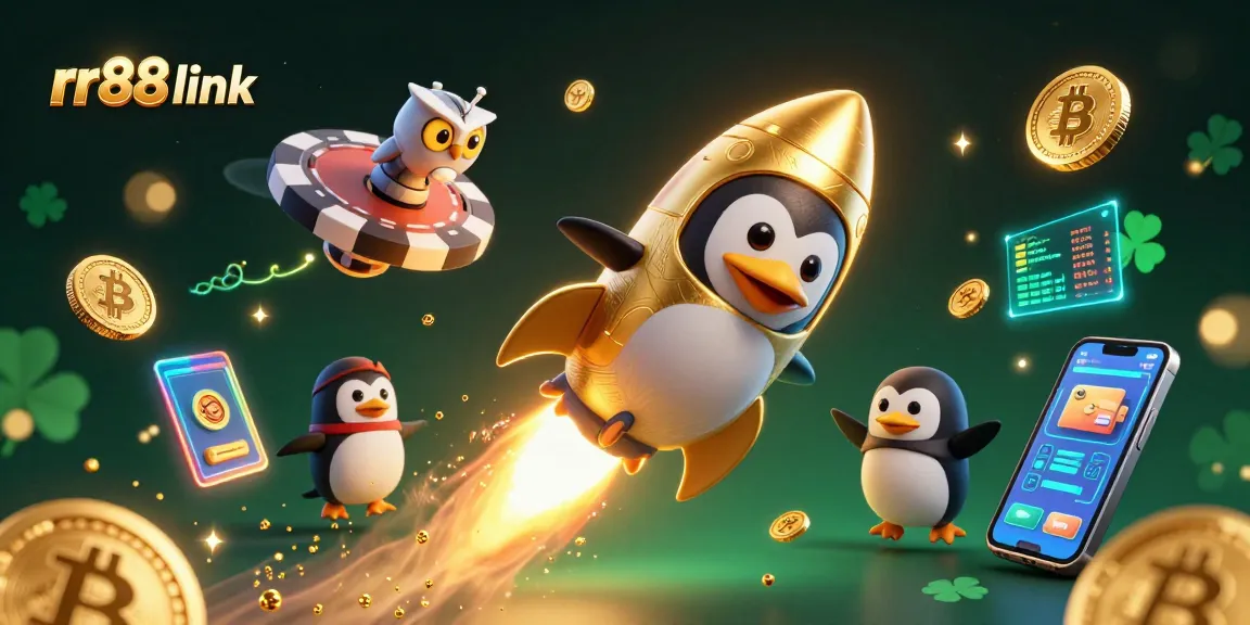 Experience the thrilling rr88 link casino action with a vibrant 3D penguin adventure!
