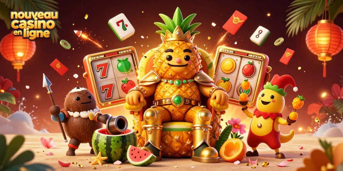 Venez découvrir un nouveau casino en ligne, où le roi ananas et ses gardes offrent une expérience palpitante.