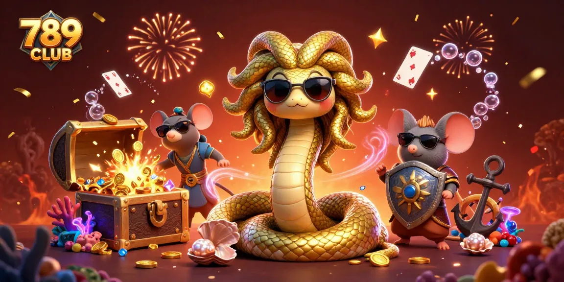 Experience thrilling gameplay at 789CLUB with Medusa and casino treasures bursting with coins.