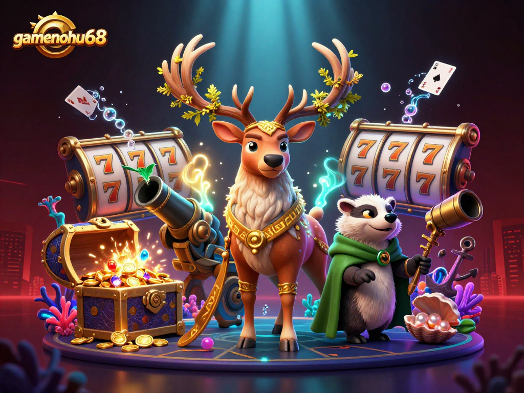 Experience gamenohu68's thrilling slot adventures with enchanting characters and dynamic gameplay